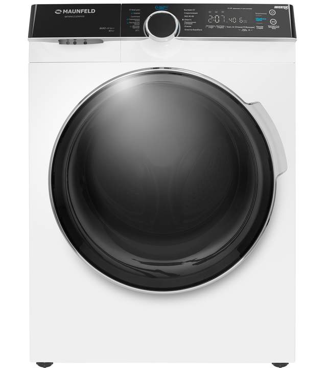 Стиральная машина с инвертором и паром MAUNFELD MFWM1510WH06