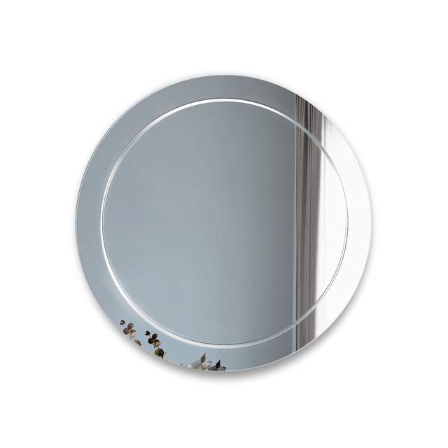 Зеркало с гравировкой 60х60 D 600