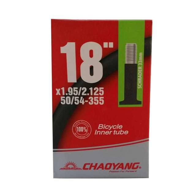Камера бутиловая велосипедная Chaoyang 18X1.95/2.125 дюймов AV-33ММ Y040201
