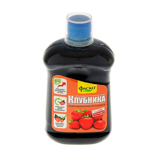 Удобрение органоминеральное жидкое Фаско для Клубники, 500 мл