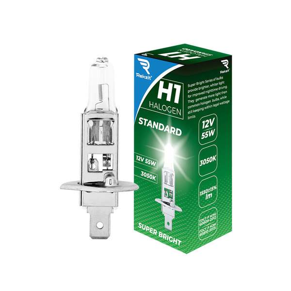 Автолампа накаливания H1 12V55W P14.5s Standard REKZIT