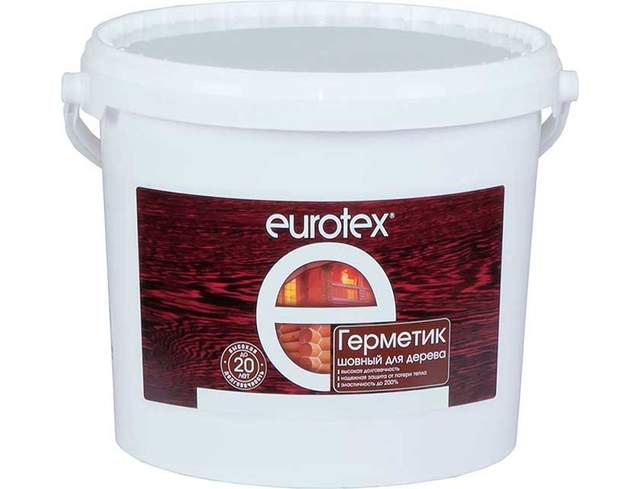 Герметик шовный для дерева 6 кг Сосна Eurotex