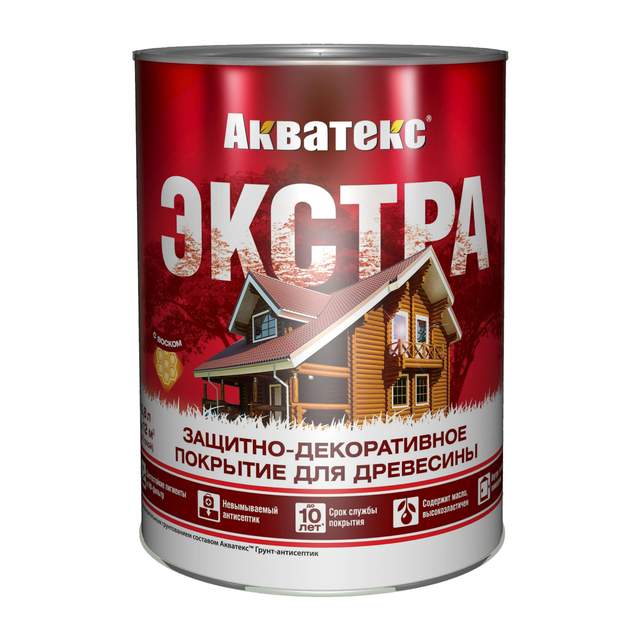 Состав деревозащитный Акватекс Экстра бесцветный 0,8 л