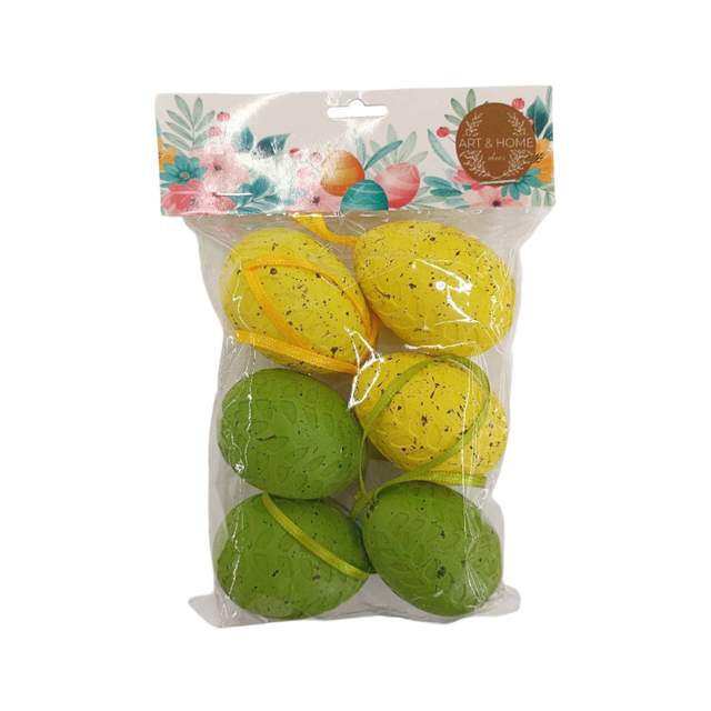 Набор украшений пасхальных Art&Home Easter decor 4х6см OA0919-525 (6шт)