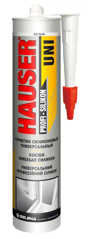 Герметик силиконовый универсальный Hauser UNI белый 260мл