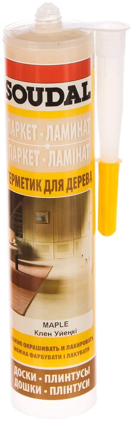 Герметик акриловый для дерева Soudal клен 280 мл