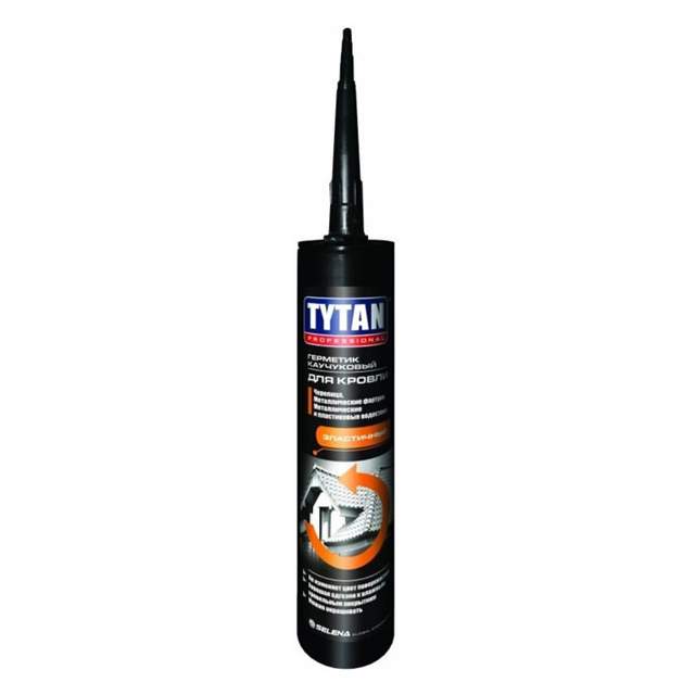 Герметик каучуковый Tytan Professional Для кровли (310мл, черный)