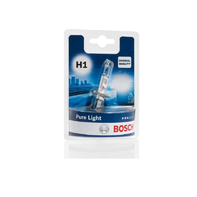 Автолампа H1 12V 55W PURE LIGHT(SB) BOSCH