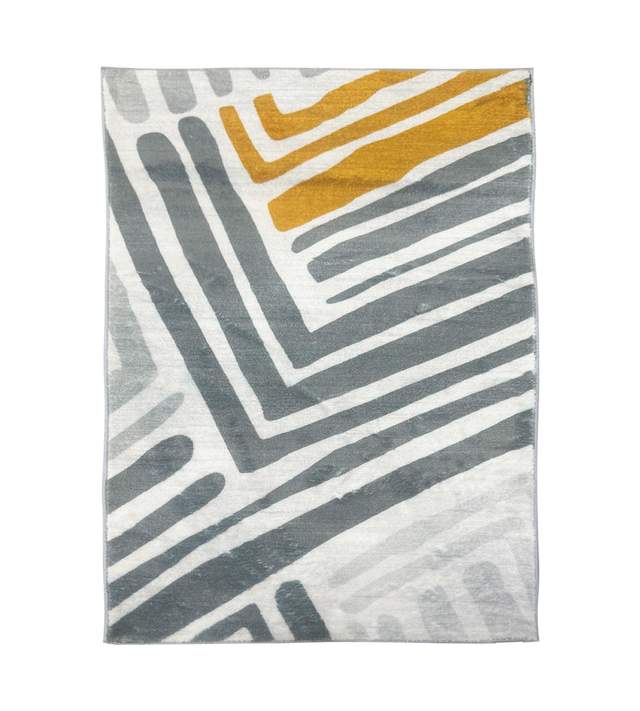 Коврик HomeKO LT250729-10B5 Imitation cashmere 120х160см art-deco желт-серый