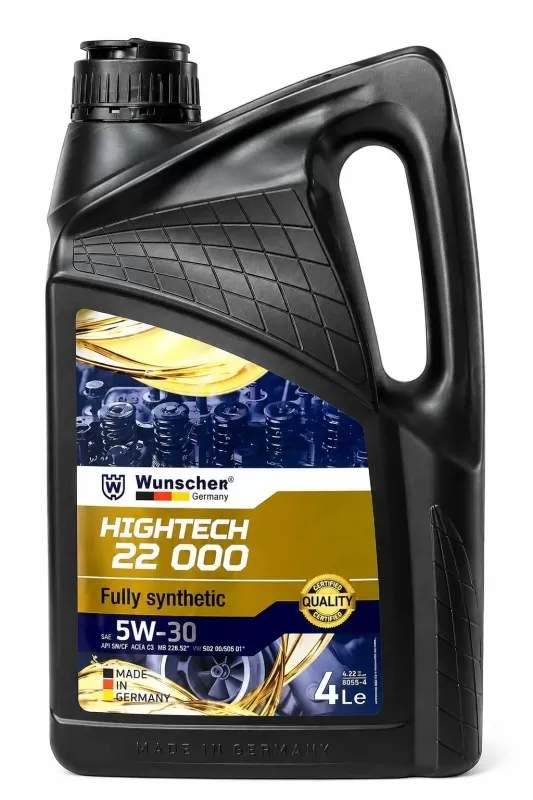 Масло моторное Wunscher синтетическое Hightech 5W-30 C3 DS 4л