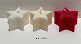 Свеча Star Art&Home 8,5х6,5 см, арт. MUSD22-002