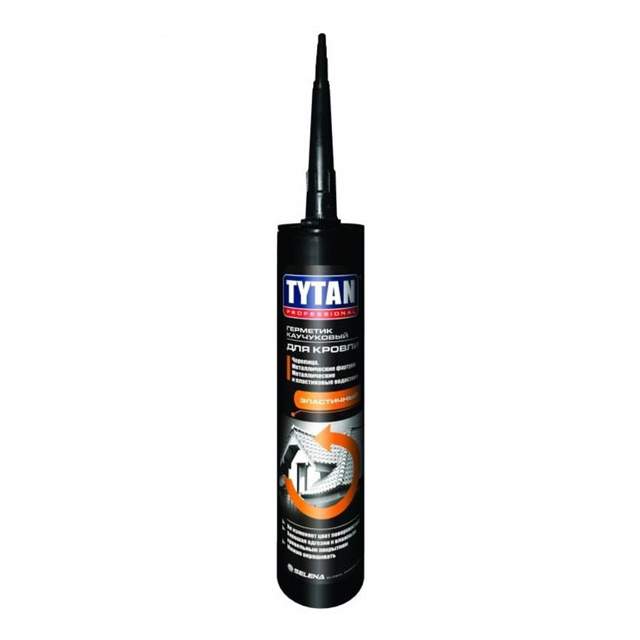 Герметик каучуковый Tytan Professional Для кровли (310мл, прозрачный)