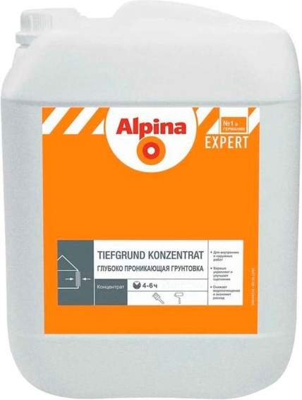 Грунтовка Alpina EXPERT Tiefgrund Konzentrat 5л/5кг