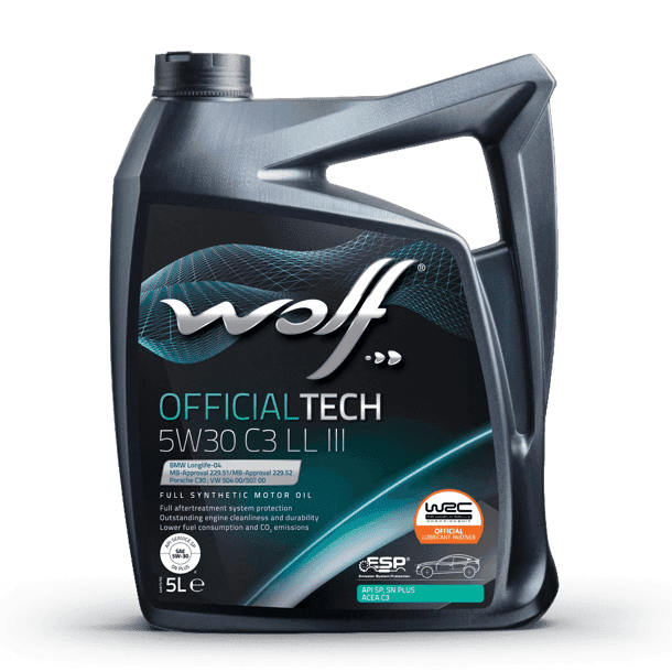 Масло моторное OFFICIALTECH 5W-30 C3 LL III ACEA C3 API SN Plus 5л