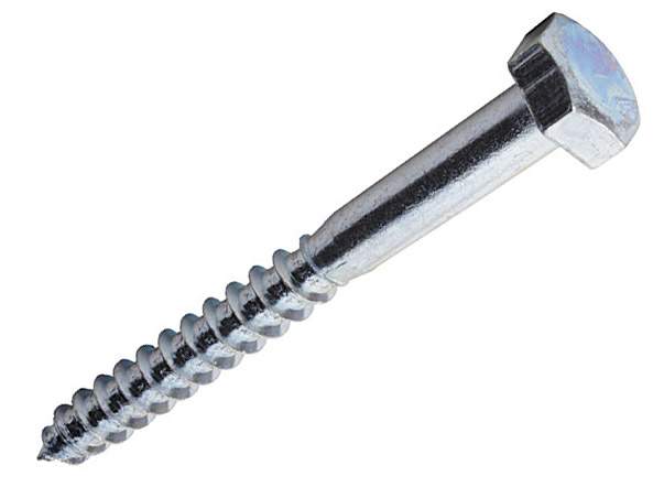 Шуруп с шестигр.гол.  6,0x 90 оцинк. (10шт) FixHaus
