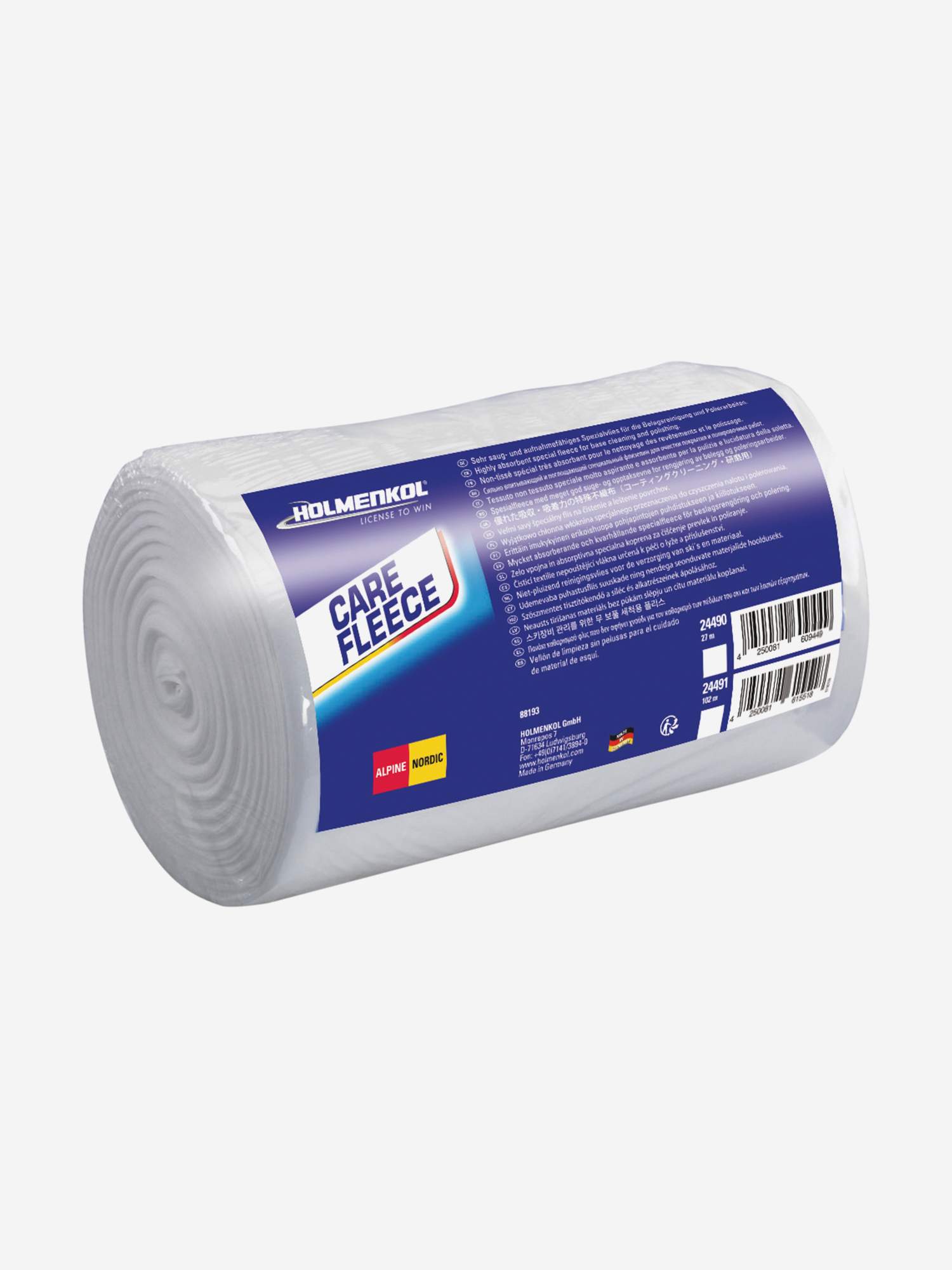 Фиберлен Holmenkol Care Fleece, Белый
