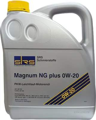 Моторное масло SRS Magnum NG Plus 0W20