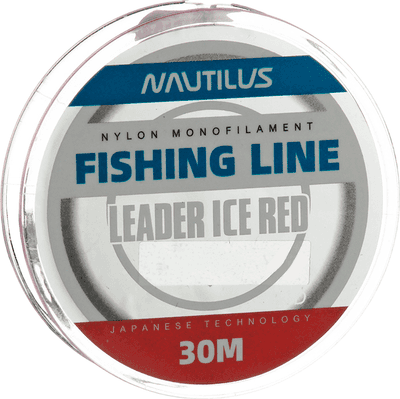 Леска монофильная NAUTILUS Leader Ice 0.16мм 2.7кг 30м red / 06-42302513