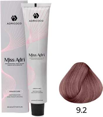 Крем-краска для волос Adricoco Miss Adri 9.2