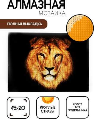 Набор алмазной вышивки ILikeGift Лев / ОО116873
