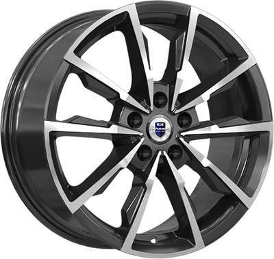 Литой диск K&K Меренге 17x7.5" 5x114.3мм DIA 66.1мм ET 45мм Алмаз черный