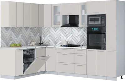 Кухонный гарнитур Interline Мила Gloss 1.896х2.88