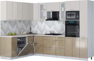 Кухонный гарнитур Interline Мила Gloss 1.896х2.88