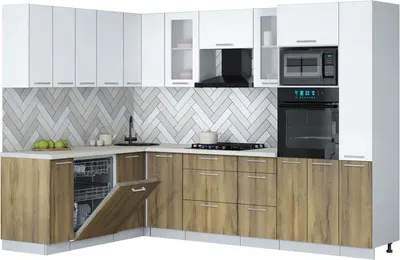 Кухонный гарнитур Interline Мила Gloss 1.896х2.88