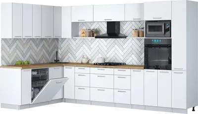 Кухонный гарнитур Interline Мила Gloss 1.896х3.48