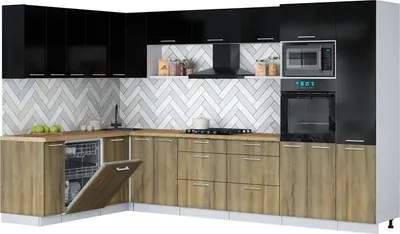 Кухонный гарнитур Interline Мила Gloss 1.896х3.38