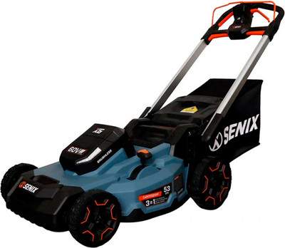 Газонокосилка аккумуляторная Senix X6 60В 3в1 / LPSX6-H-EU COMBO