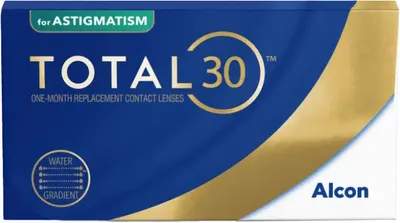 Контактная линза Alcon Total 30 для астигматизма Sph-8.00 CYL-2.25 ax020 R8.6