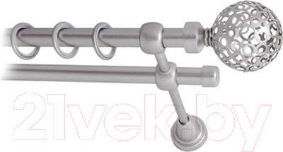 Карниз для штор Lm Decor Ажур 095 2р гладкий