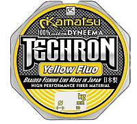 Леска плетеная KAMATSU Techron Yelloy Fluo 0.22мм 150м / 258150022