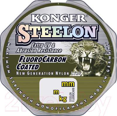Леска монофильная Konger Steelon Fluorocarbon 0.10мм 30м / 220030010