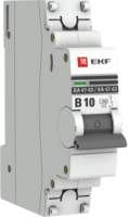 Выключатель автоматический EKF PROxima ВА 47-63 1P 10А (B) 4.5kA / mcb4763-1-10B-pro
