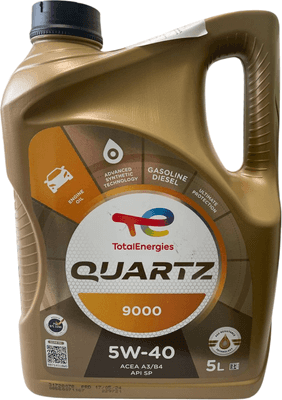 Моторное масло Total Quartz 9000 5W40 / 213678 / 148650