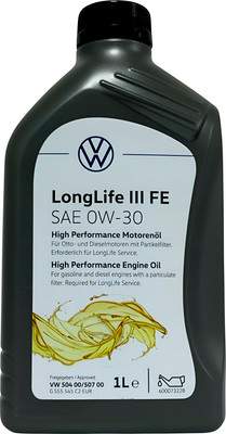 Моторные масла Volkswagen Longlife III 0W30 / GS55545M2