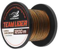 Леска монофильная Fishing Empire Empire Lider Camou Dark Brown 0.33мм 1200м / CDB-0331