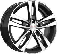 Литой диск K&K Rassvet 16x6.5" 5x114.3мм DIA 66.1мм ET 40мм Алмаз черный