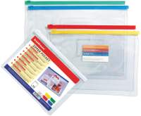Папка для бумаг Erich Krause PVC Zip Pocket A5 / 2937