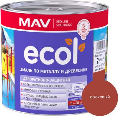 Краски, эмали MAV Ecol ПФ-115