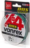 Лески рыболовные Lucky John Vanrex BBS x4 Braid Moss Green 125/032 / LJ4114-032