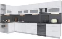 Кухонный гарнитур Interline Мила Матте 1.5x4.0 Б левая