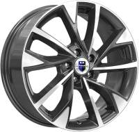 Литой диск K&K Роквуд 17x7" 5х108мм DIA 60.1мм ET 33мм Алмаз черный
