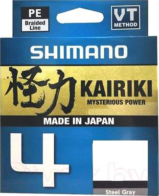 Лески рыболовные Shimano Kairiki 4 PE 0.10мм / LDM54TE0810015S