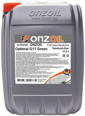 Охлаждающие жидкости Onzoil Green Optimal G11