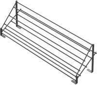 Полка выдвижная Starax Двухуровневая S-6143-A