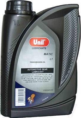 Трансмиссионное масло Unil Matic LT / 210033/12