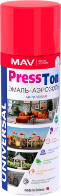 Краски, эмали MAV PressTon RAL2008 Акриловая универсальная глянцевая